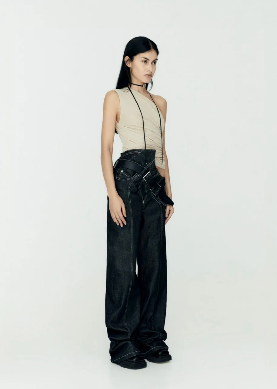 Twirl Jeans Black