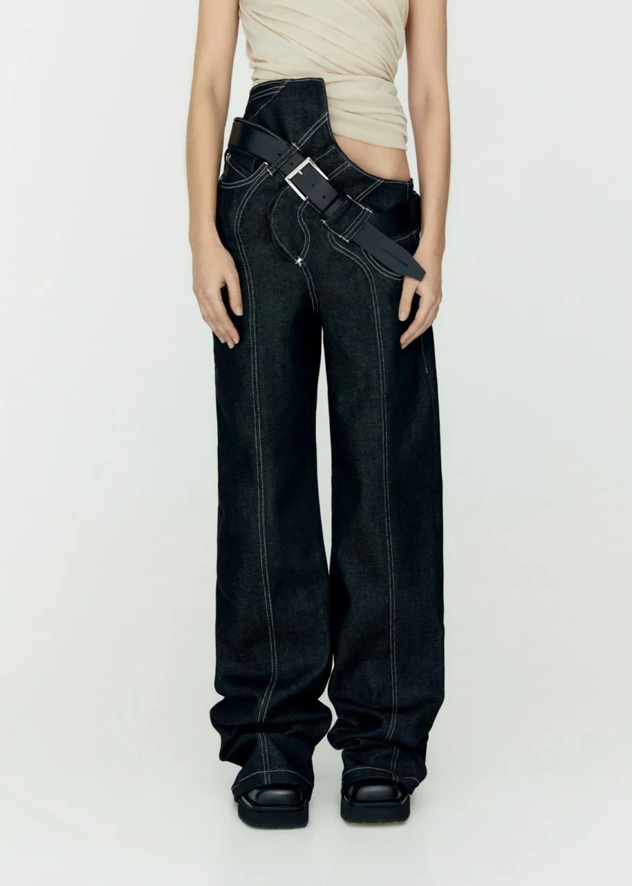 Twirl Jeans Black