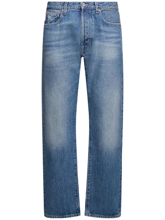 Valentino   Dirty medium wash 5 pocket jeans 