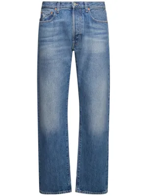 Valentino   Dirty medium wash 5 pocket jeans 