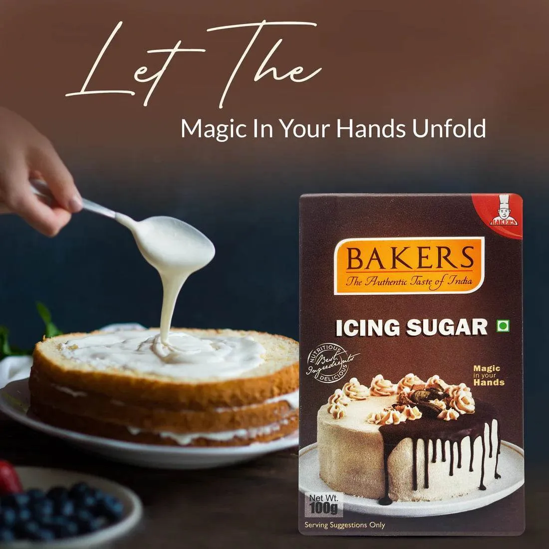 VANILLA CAKE MIX - BAKERS Baking Soda 100gm   BAKING Soda Jar 100gm  ICING SUGAR   CHOCO CHIPS    Whipping Cream Vanilla