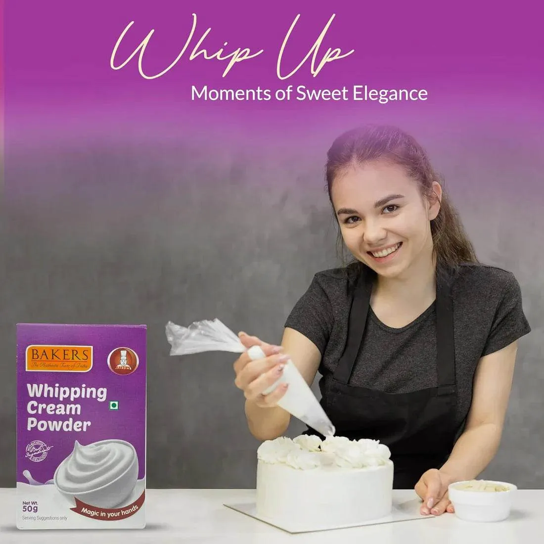 VANILLA CAKE MIX - BAKERS Baking Soda 100gm   BAKING Soda Jar 100gm  ICING SUGAR   CHOCO CHIPS    Whipping Cream Vanilla
