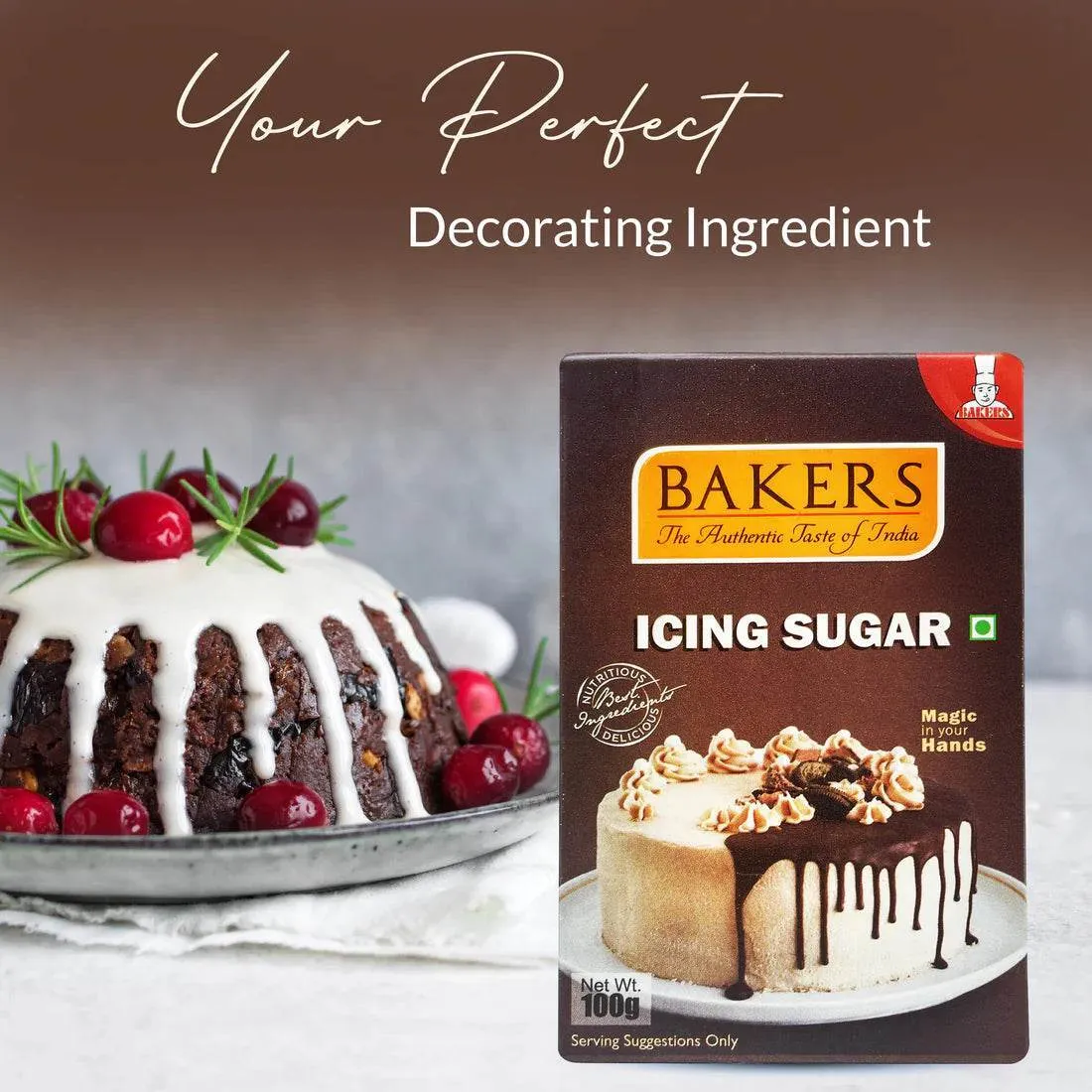 VANILLA CAKE MIX - BAKERS Baking Soda 100gm   BAKING Soda Jar 100gm  ICING SUGAR   CHOCO CHIPS    Whipping Cream Vanilla