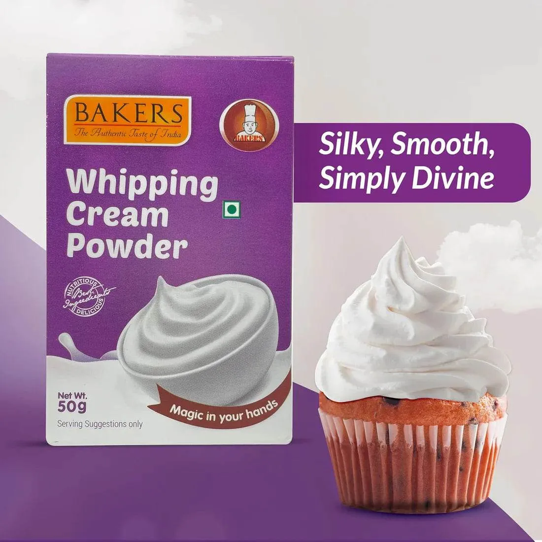 VANILLA CAKE MIX - BAKERS Baking Soda 100gm   BAKING Soda Jar 100gm  ICING SUGAR   CHOCO CHIPS    Whipping Cream Vanilla