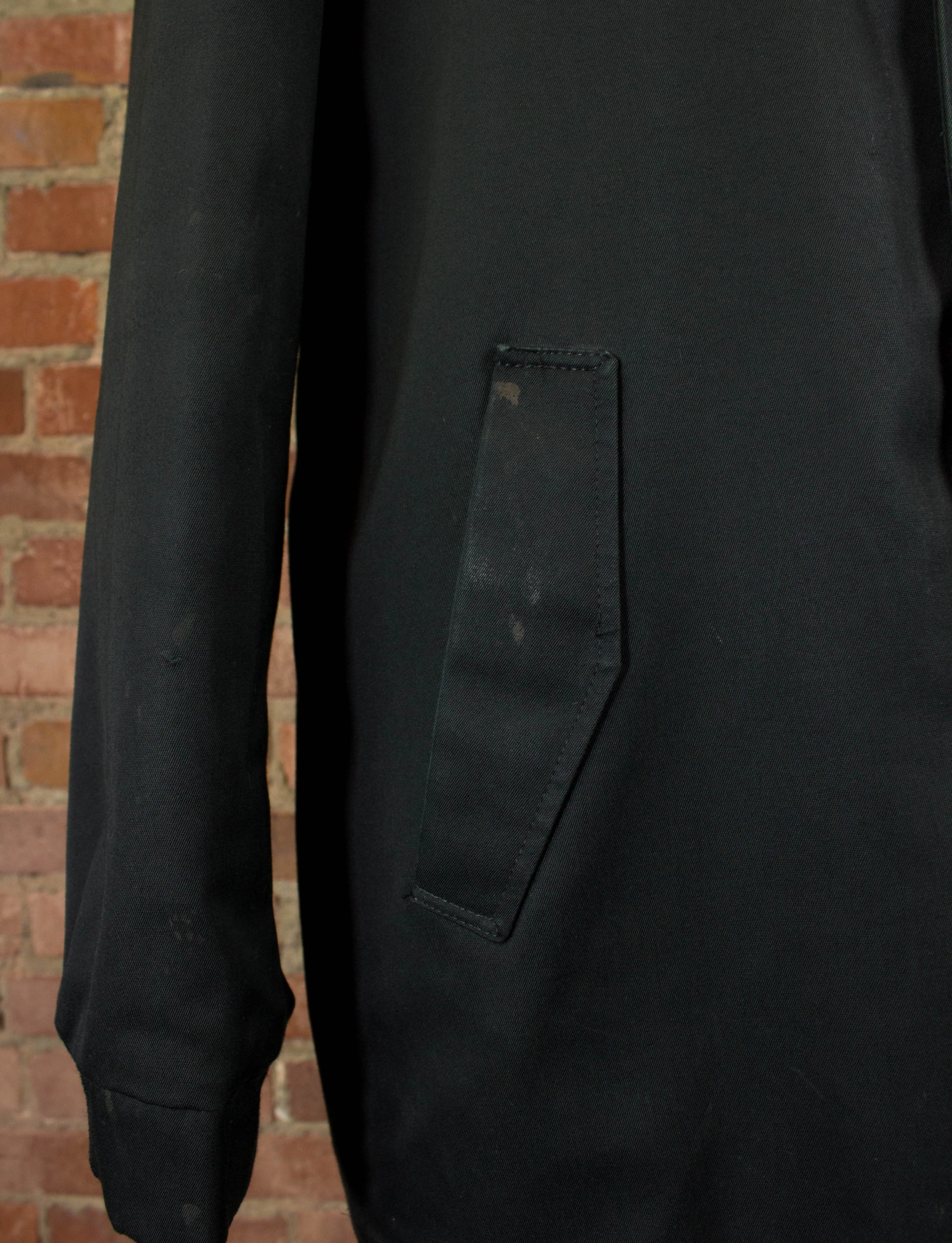 Vintage 60s Sears Black Shawl Collar Winter Coat Unisex Large