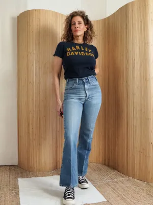 Vintage 70's Levi's 646 Cali Fade Blue Talon Zip Jeans - 29" Waist