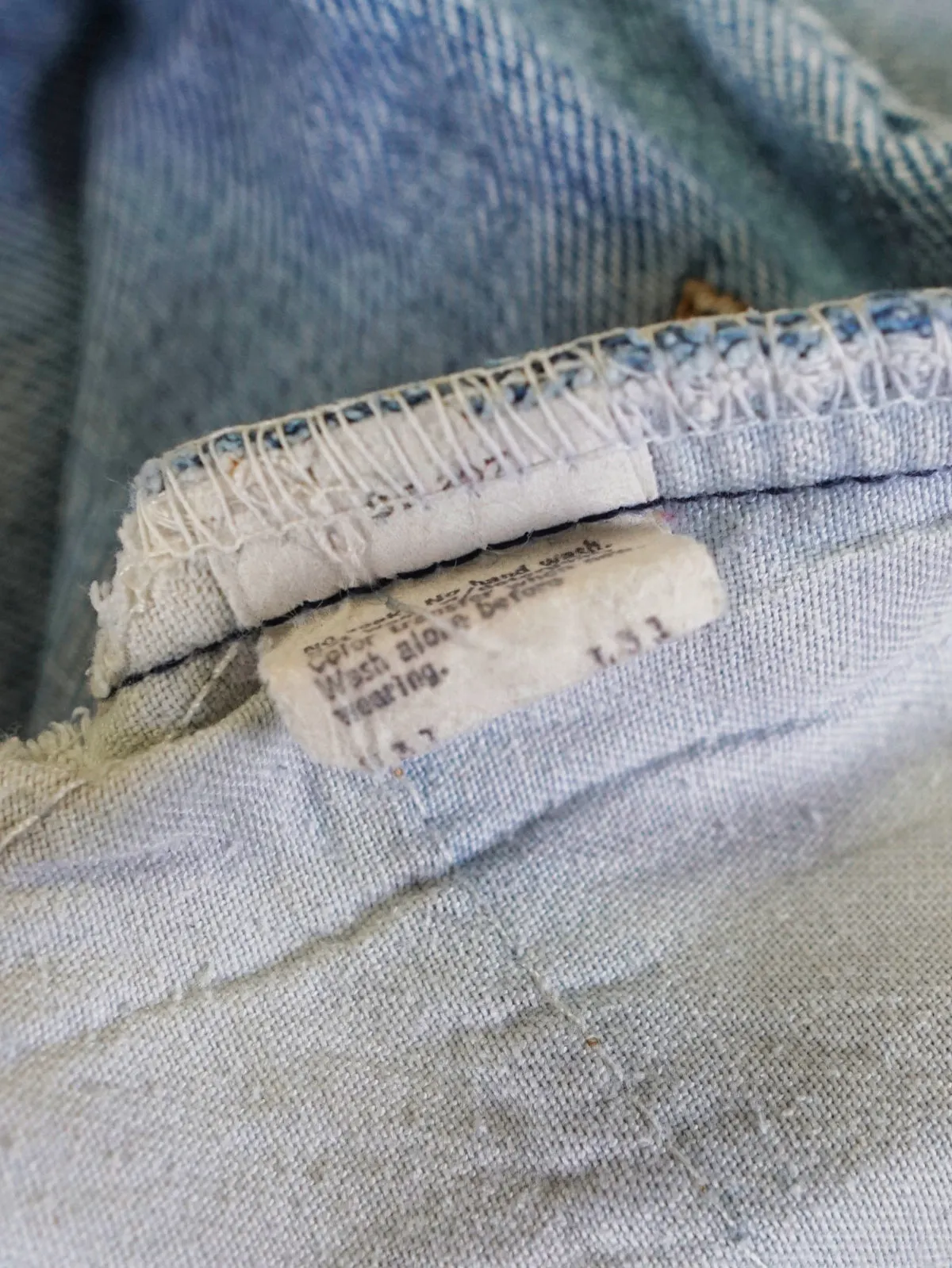 Vintage 70's Levi's 646 Cali Fade Blue Talon Zip Jeans - 29" Waist