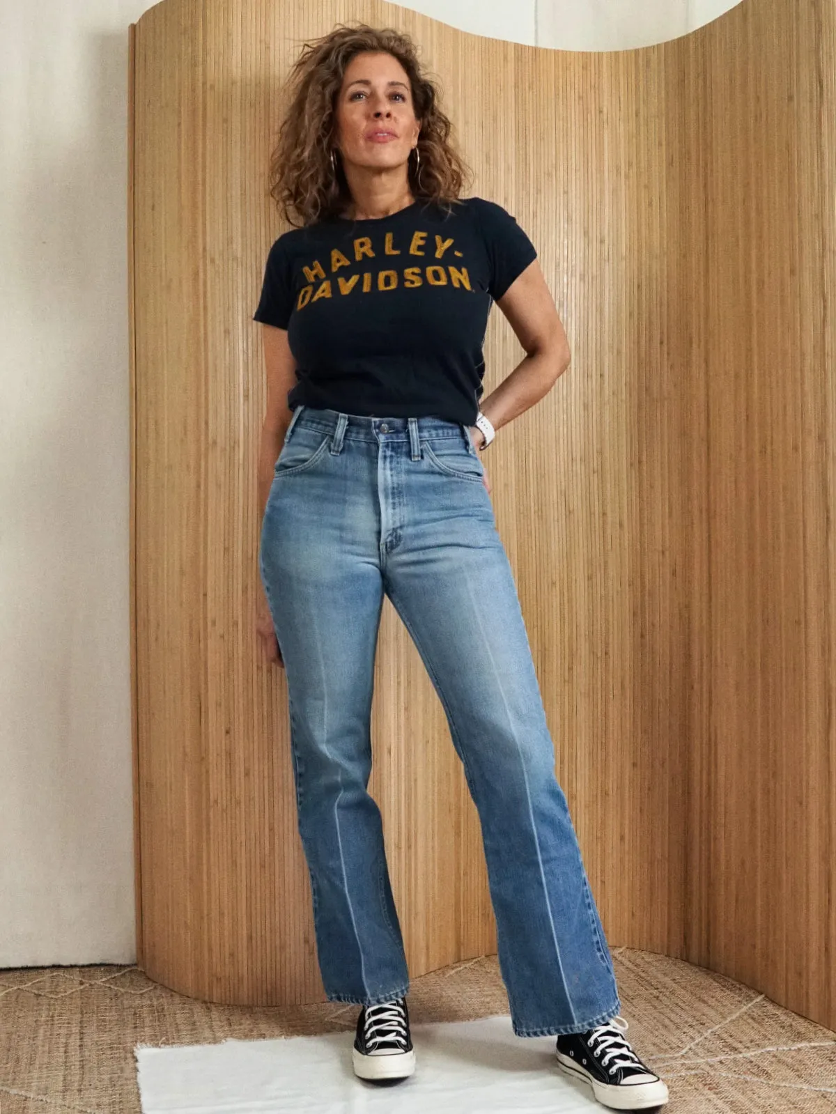 Vintage 70's Levi's 646 Cali Fade Blue Talon Zip Jeans - 29" Waist