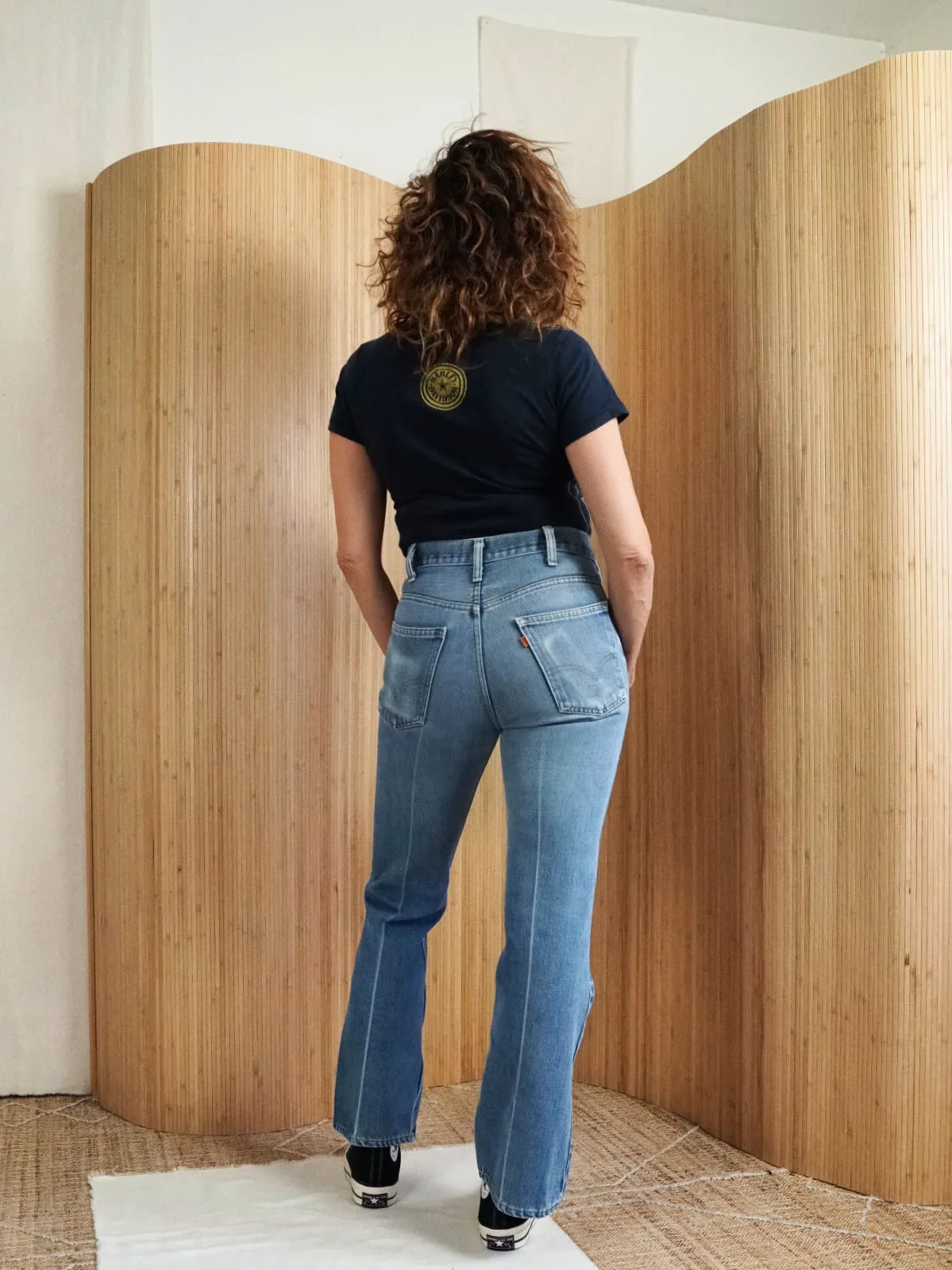 Vintage 70's Levi's 646 Cali Fade Blue Talon Zip Jeans - 29" Waist