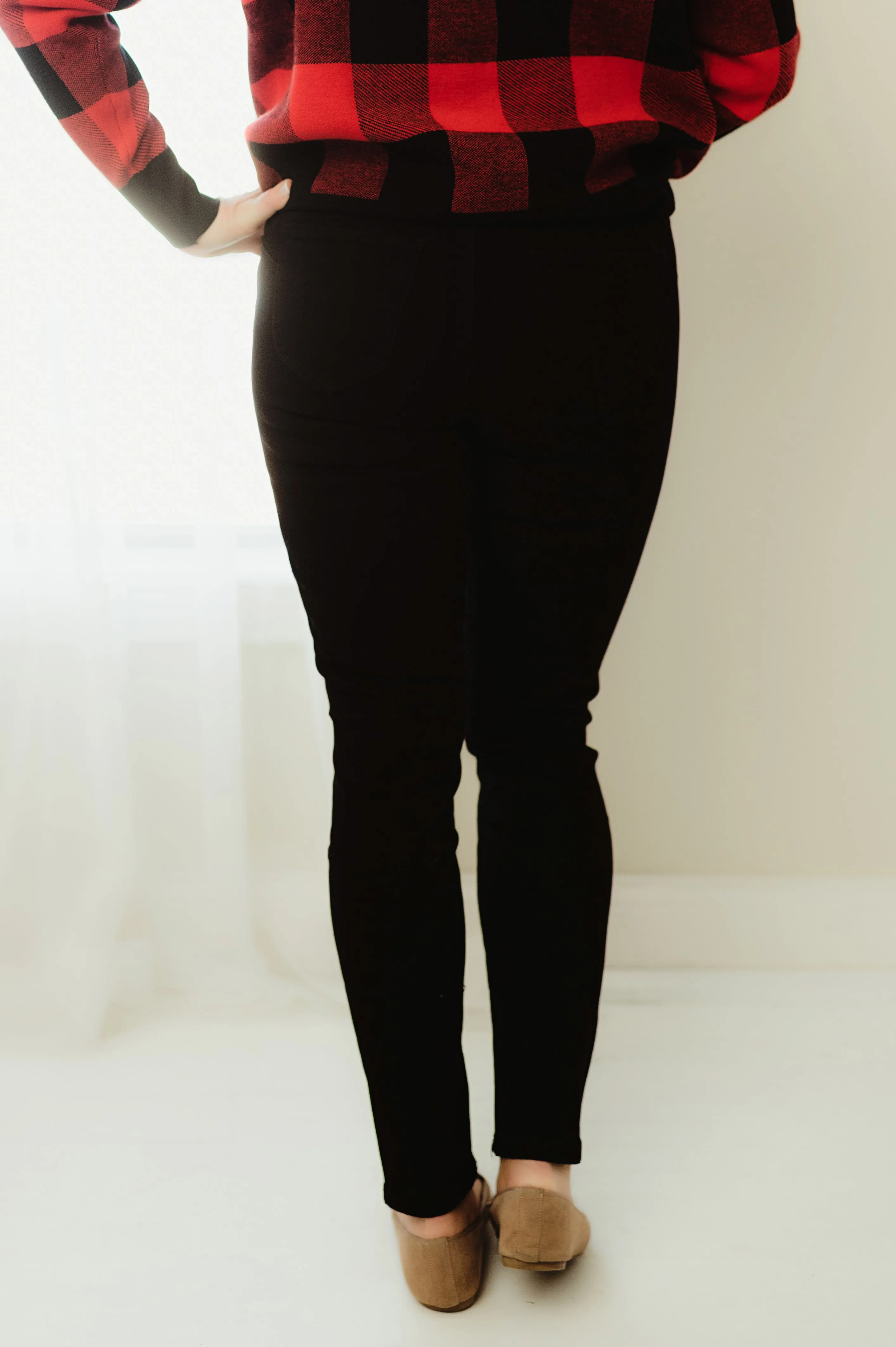Vintage Exposed Button Skinny