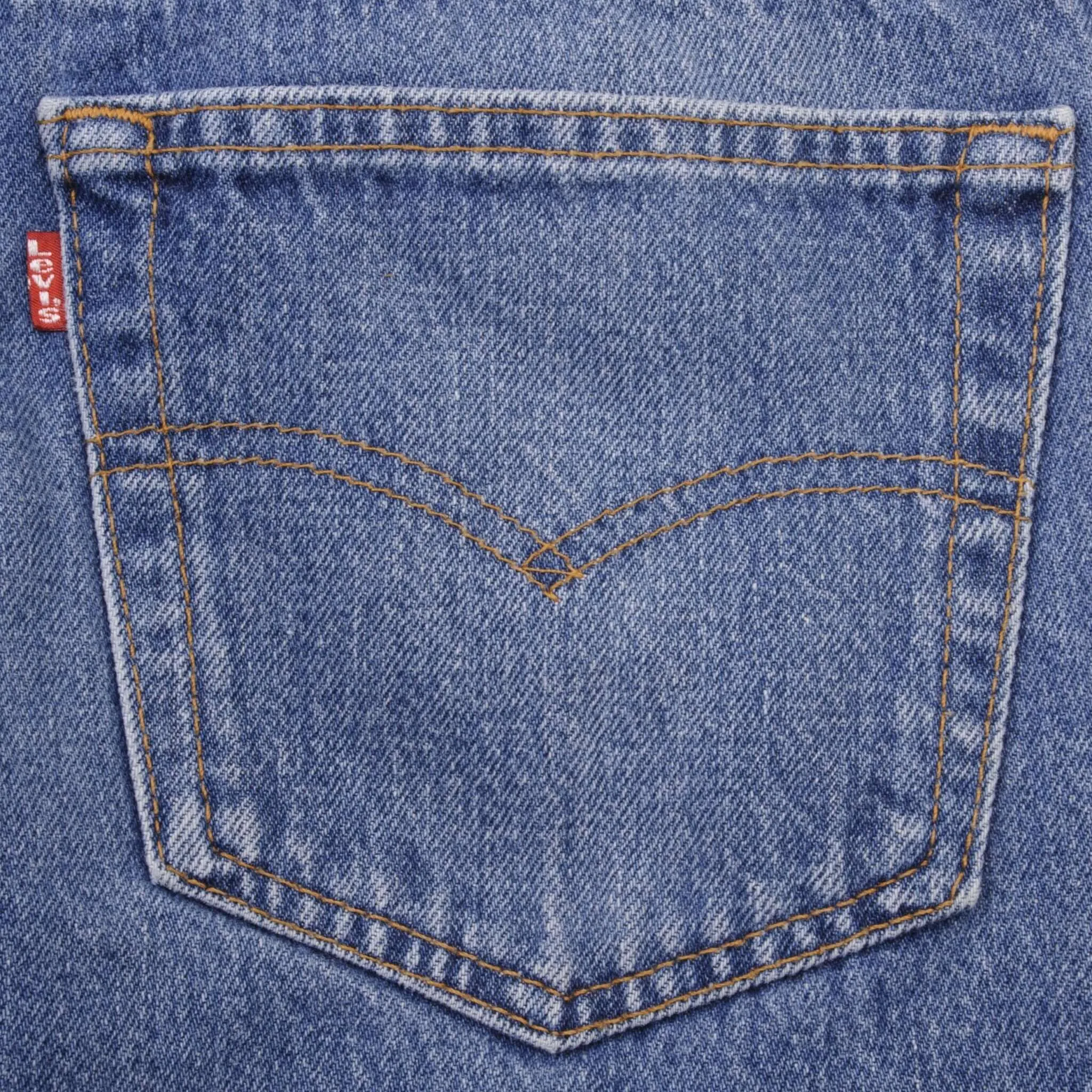 VINTAGE LEVIS 501 JEANS INDIGO 1980S SIZE W31 L34 MADE IN USA