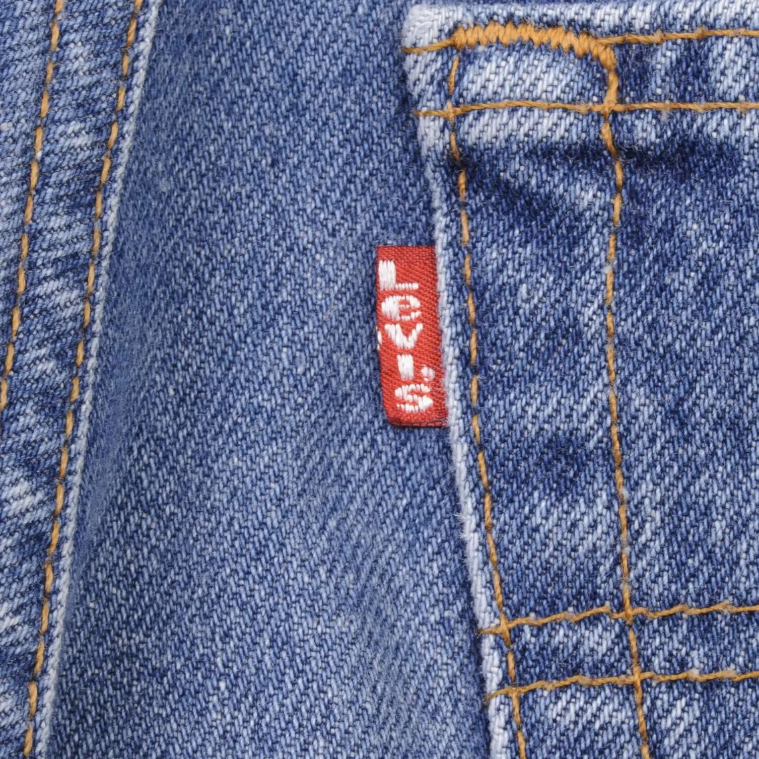 VINTAGE LEVIS 501 JEANS INDIGO 1980S SIZE W31 L34 MADE IN USA