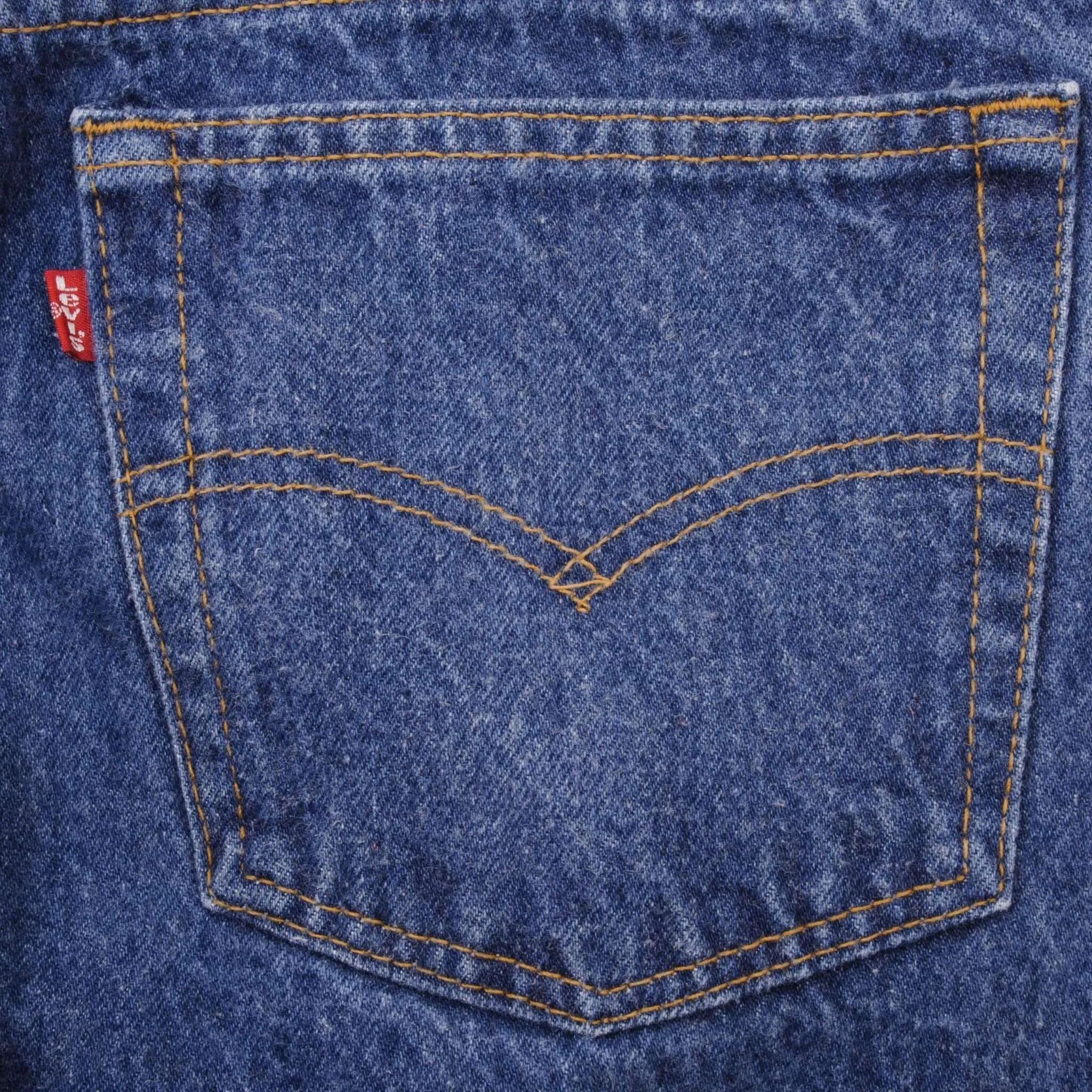 VINTAGE LEVIS 501 JEANS INDIGO 1980S SIZE W32 L26 MADE IN USA
