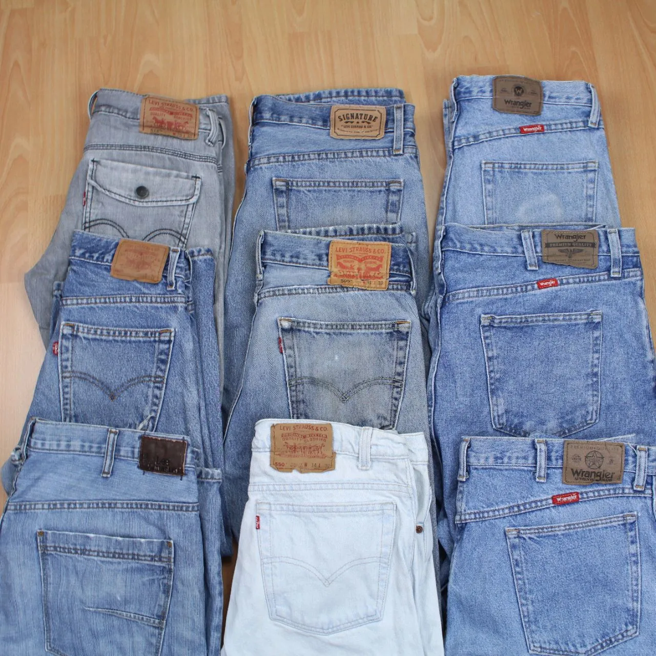 Vintage Levi's, Lee, Wrangler Jeans Bundle (20pcs)