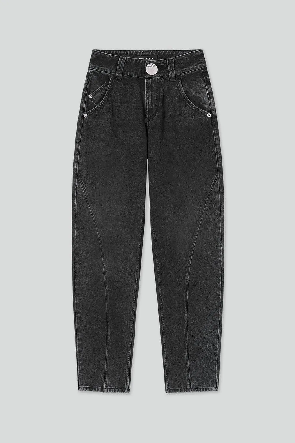 Vintage Low-Rise Black Jeans