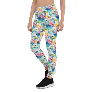 Watercolor Eagle Leggings
