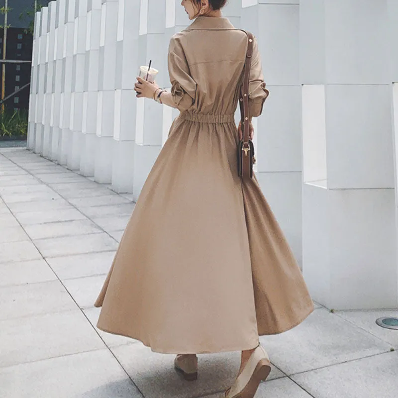 Women Shirt Evening Female Party Dress Long Sleeve Autumn Dress - WD8019