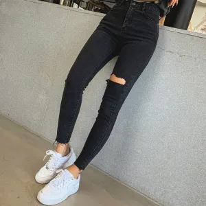 Women Skinny Pants Black Jeans