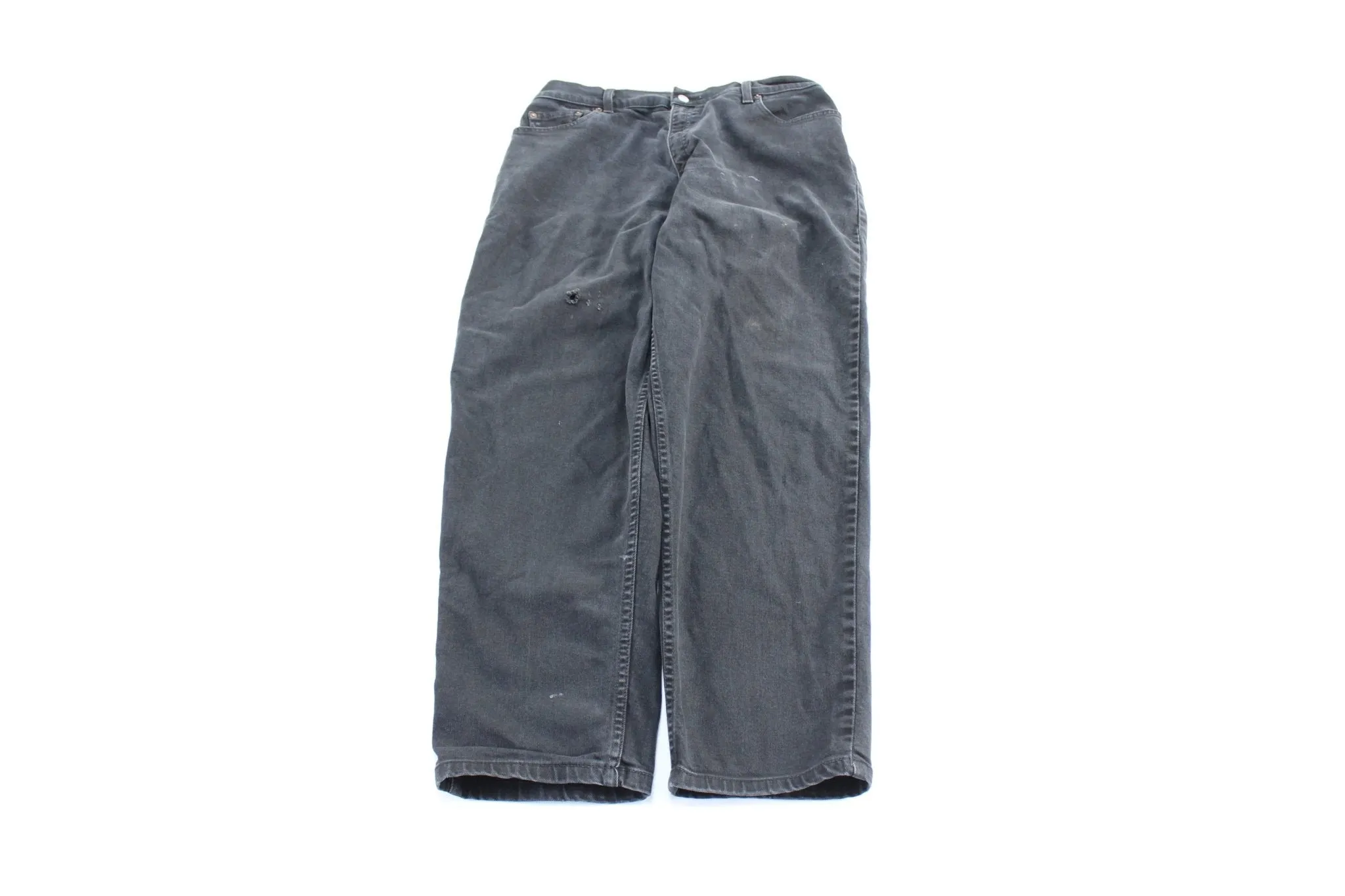 Women's Levi's 505 Black Wash Denim Jeans