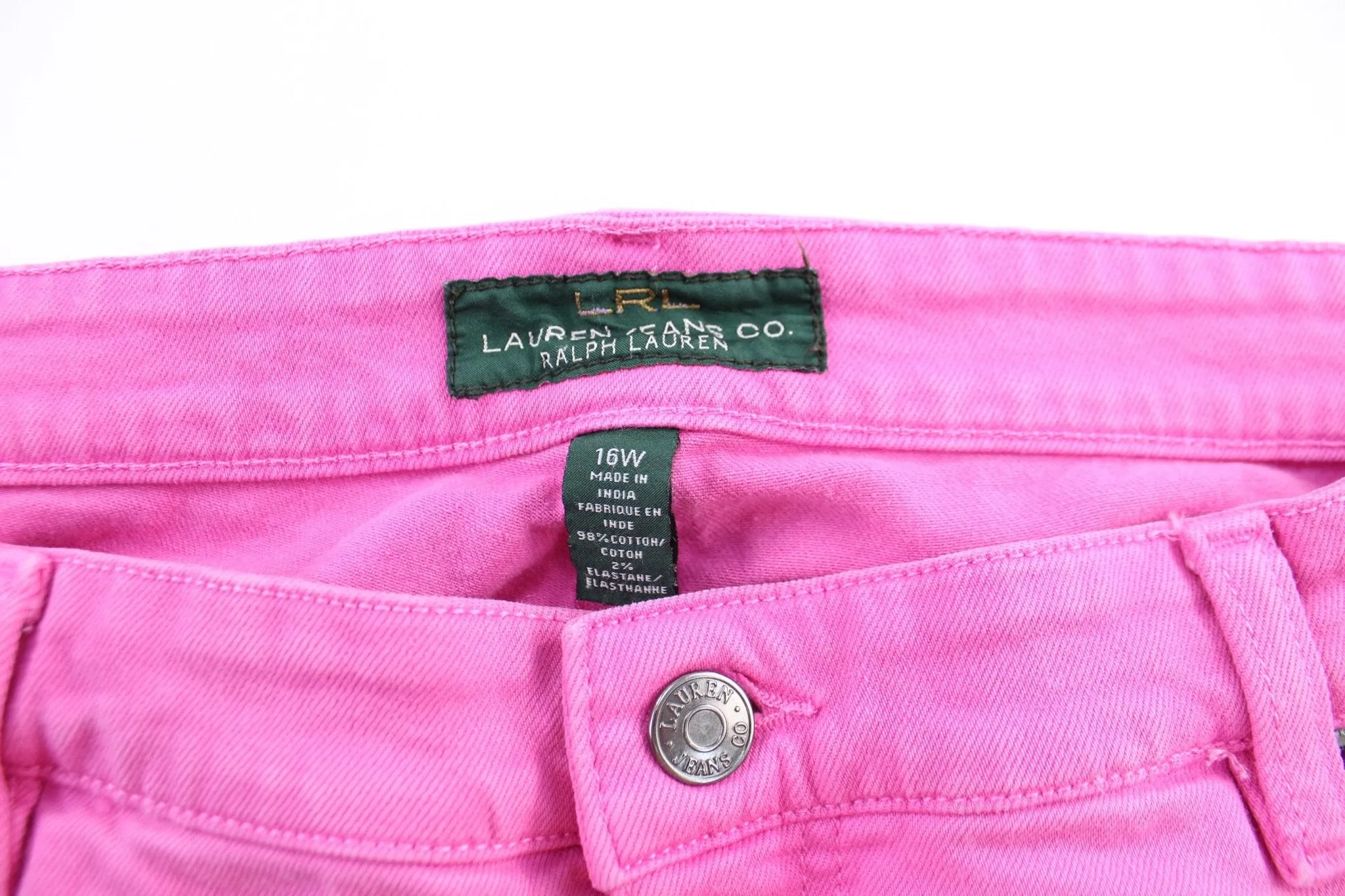Women's Ralph Lauren Pink Denim Jeans