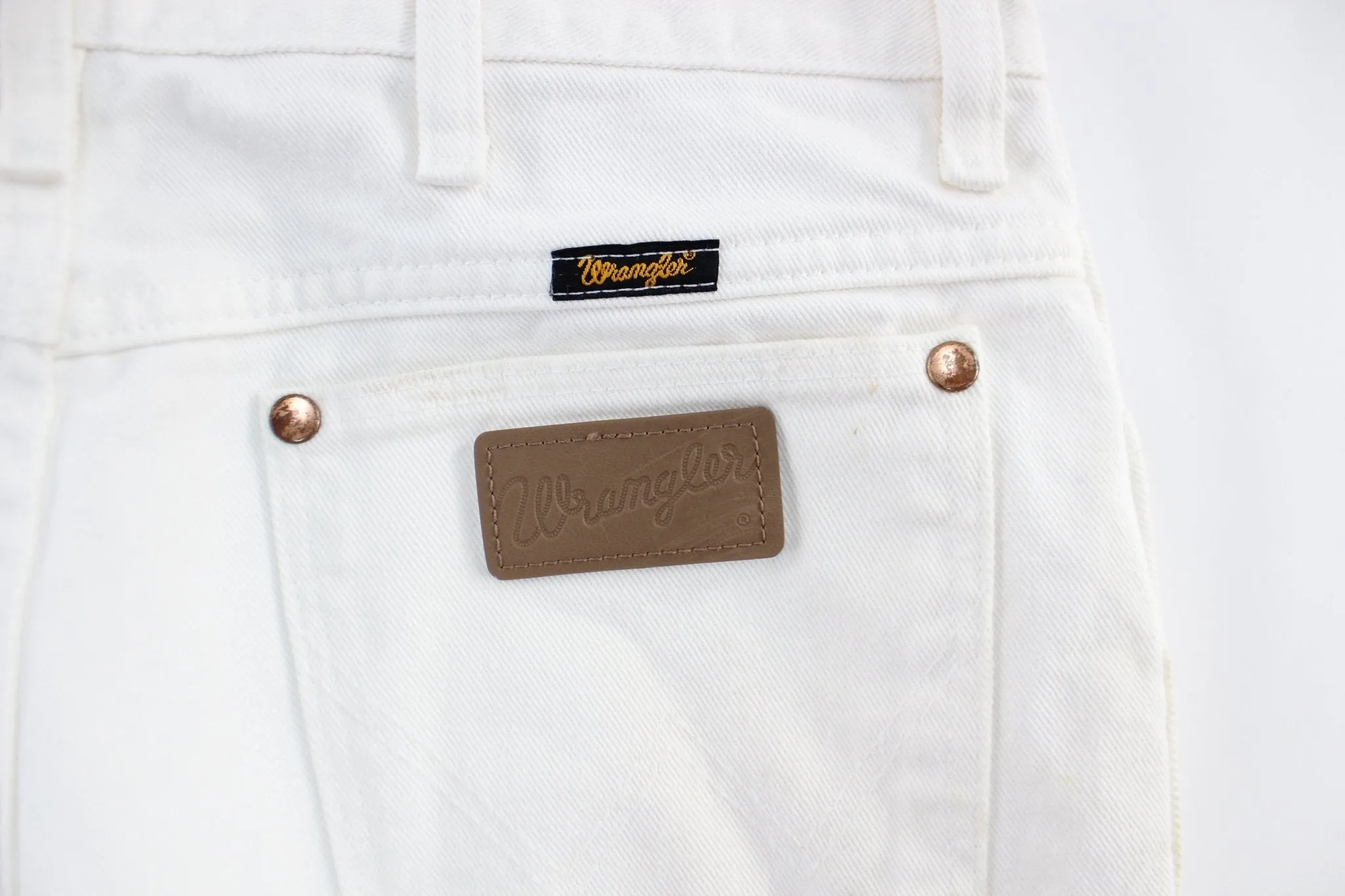 Wrangler White Denim Jeans