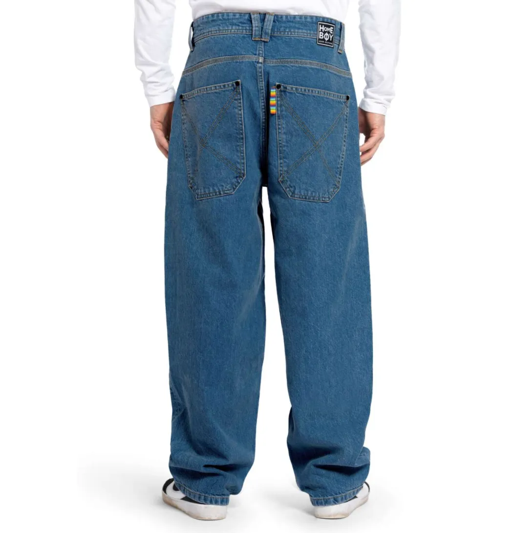 X-Tra Monster Denim Washed Blue Jeans