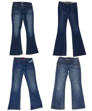 Y2K Groove Flared Jeans: (S-369)👖🌟💫💥
