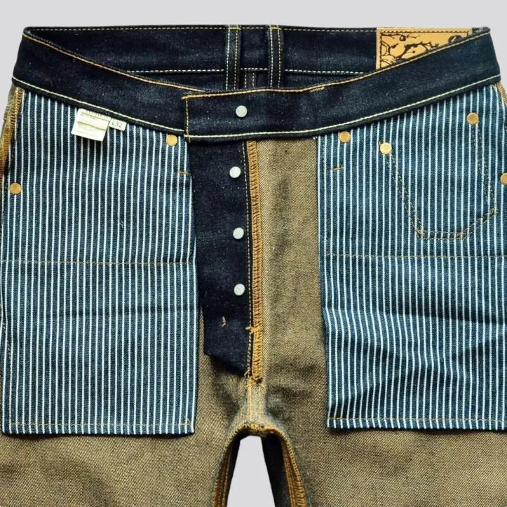 Yellow-cast men's 16.5oz jeans