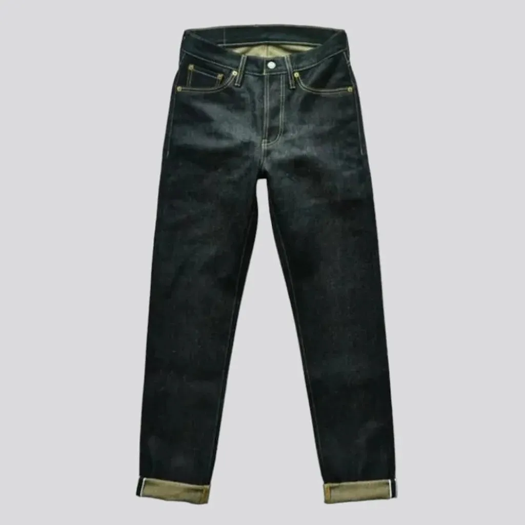 Yellow-cast men's 16.5oz jeans